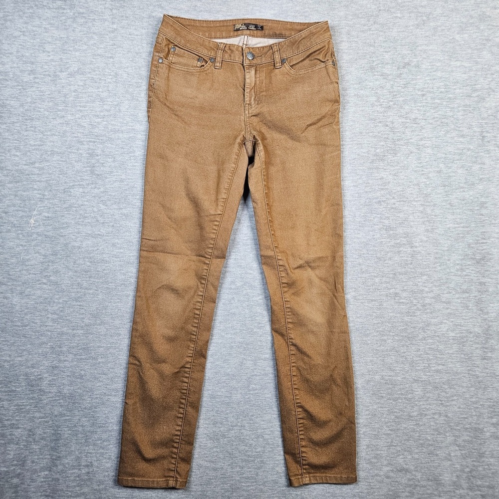 Prana Women's Brown Kayla Classic Mid Rise Organic Cotton Jeans Size 4/27